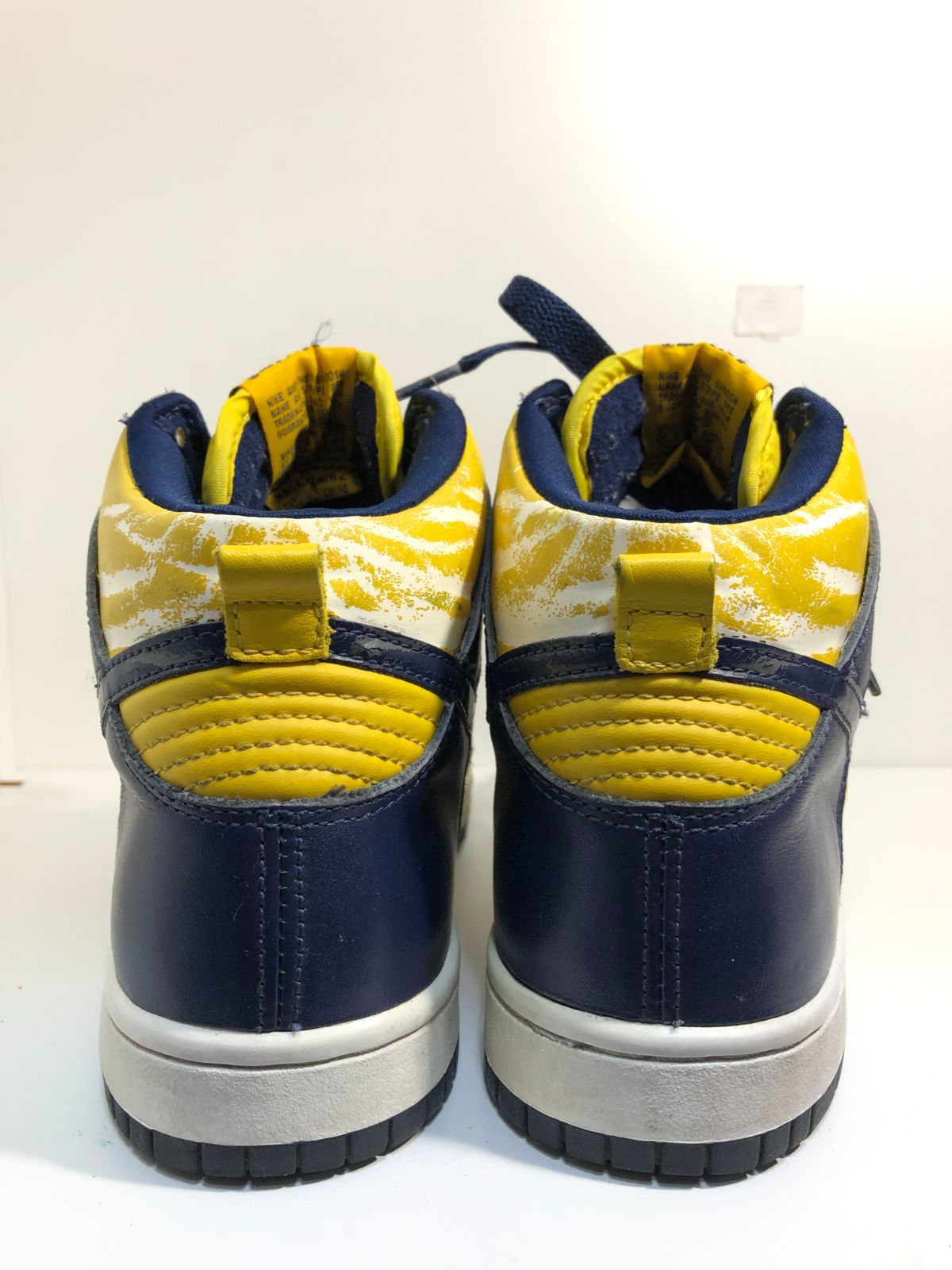 026060 NIKE DUNK HIGH LE MICHIGAN スニーカー 25.5cm ダンク ナイキ 