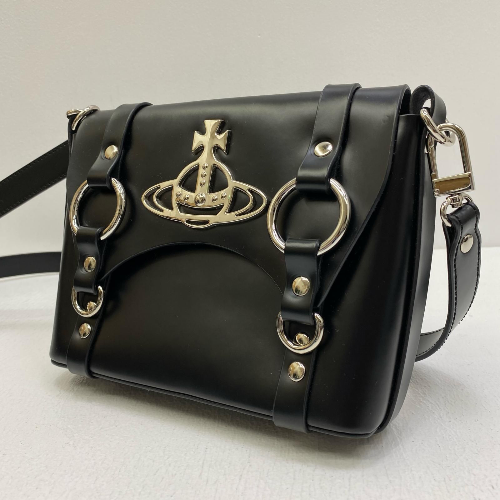【加古川店】 中古 Vivienne Westwood | ヴィヴィアンウエストウッド ショルダーバッグ BETTY 43030024 ブラック 【121】
