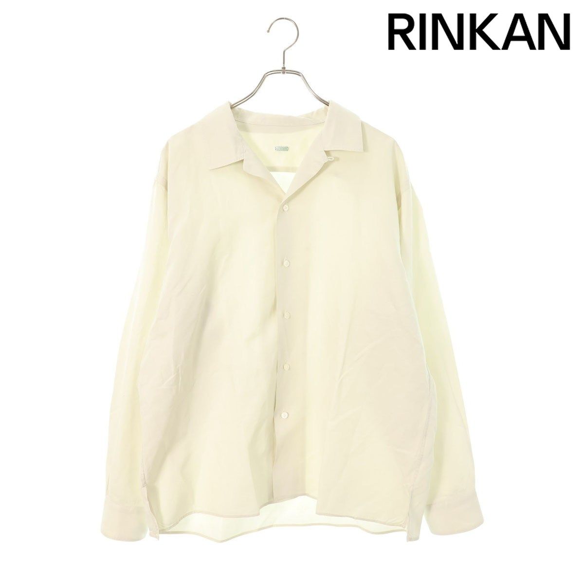アプレッセ 25SS Silk Linen Open Collar L/S Shirt 25SAP-02-05H シルクリネンオープンカラー長袖シャツ メンズ 2