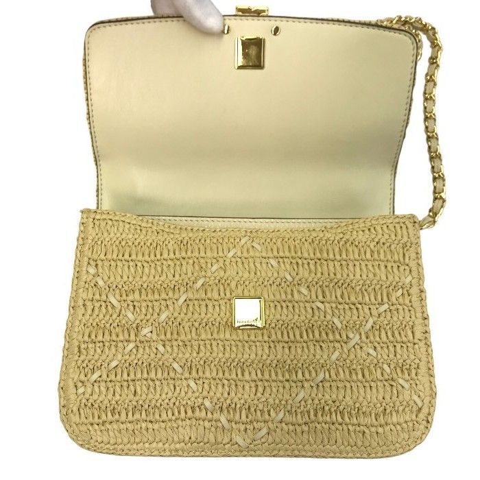 TORY BURCH トリーバーチ キラ ショルダーバッグ レディース ラフィア 