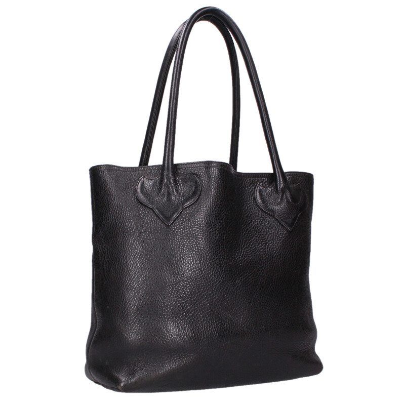クロムハーツ  FS TOTE/FSトート クロスパッチ付きレザートートバッグ メンズ クロムハーツ FS TOTE/FSトート クロスパッチ付きレザートートバッグ