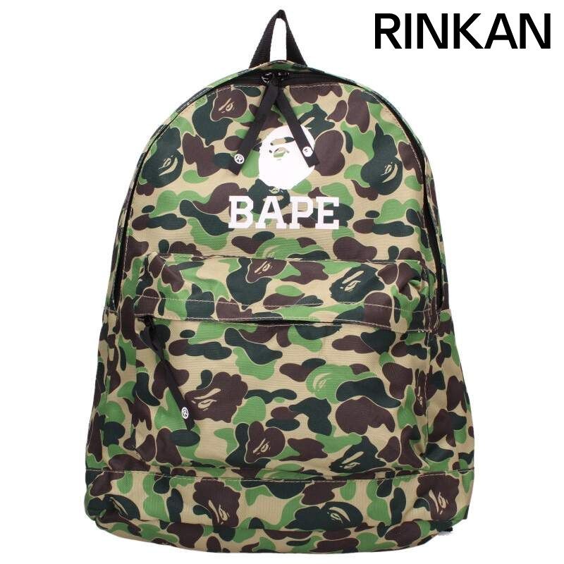 アベイシングエイプ ABC CAMO DAYPACK カモナイロンバックパック メンズ