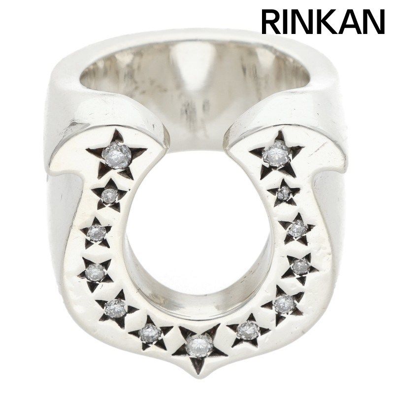 テンダーロイン T-H.S RING SILVER STONE ホースシューシルバーダイヤリング メンズ 13号