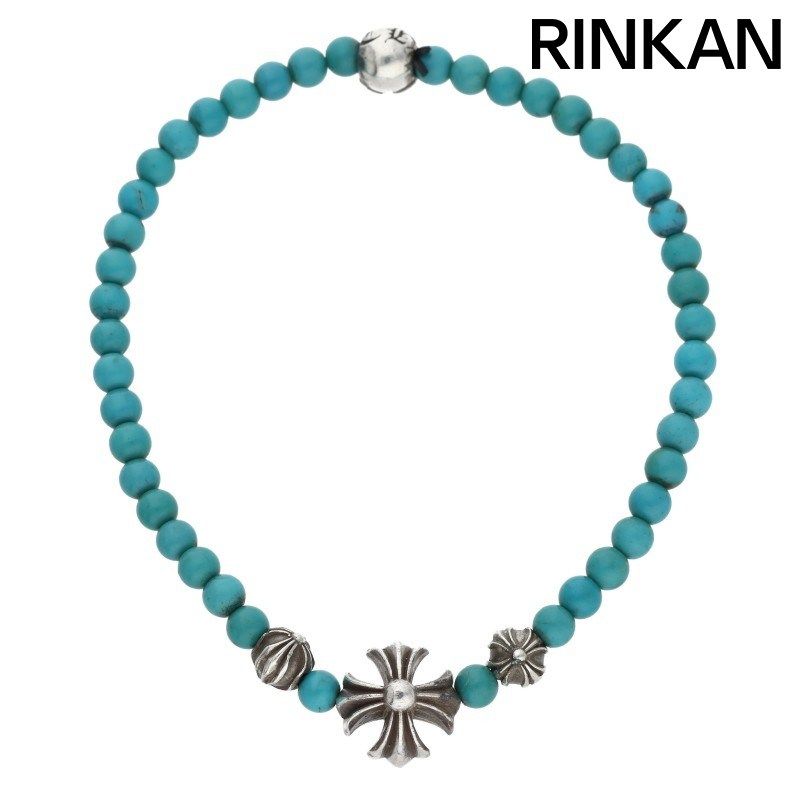 クロムハーツ 4mm BEAD/4mmビーズブレス BEAD4mmターコイズビーズブレスレット メンズ