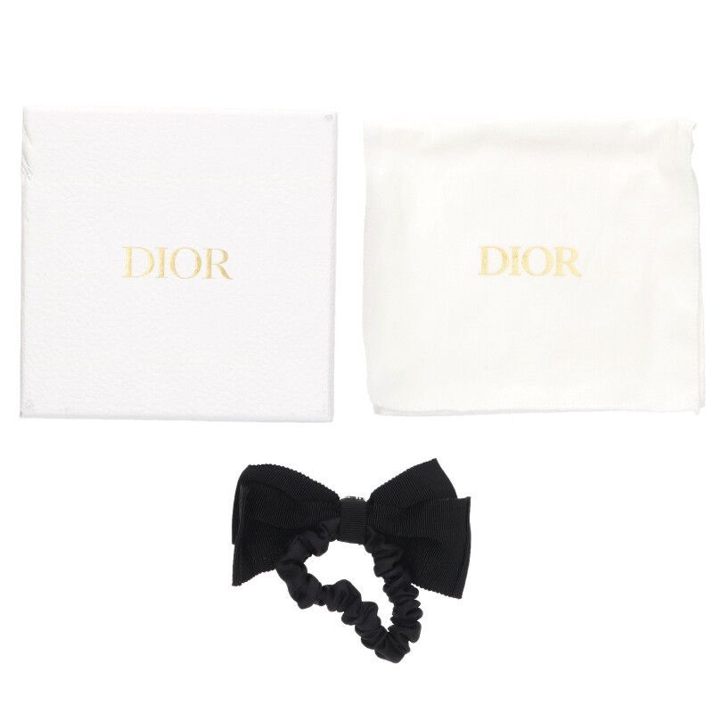 DIOR SWEET ブラックリボンヘアゴム DIOR SWEET ブラックリボンヘアゴム Women Hair Accessory 【公式通販】