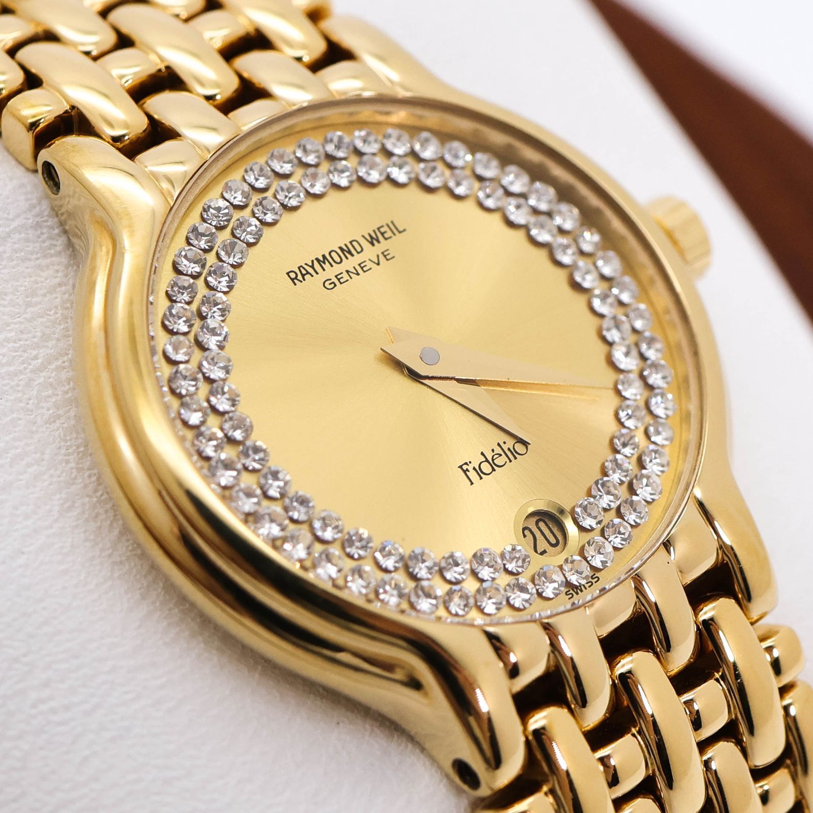VMPD8-24-2 Raymond Weil Fidelio ゴールド腕時計 稼働 RAYMOND WEIL Fidelio 腕時計 18KGP 3704 - メルカリ