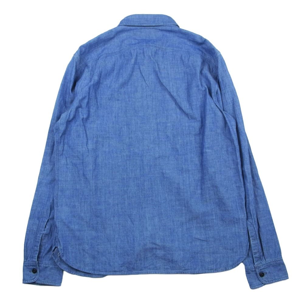 セ*ナ様 【未使用】RRL ダブルアールエル　インディゴ　シャンブレー　ワークシ RRL ダブルアールエル 長袖 シャンブレー ワーク シャツ インディゴ