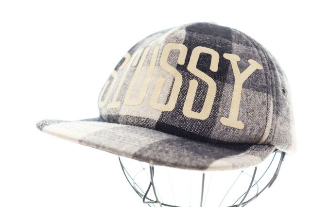 ステューシー STUSSY 00s バッファロー チェック フロッキー プリント