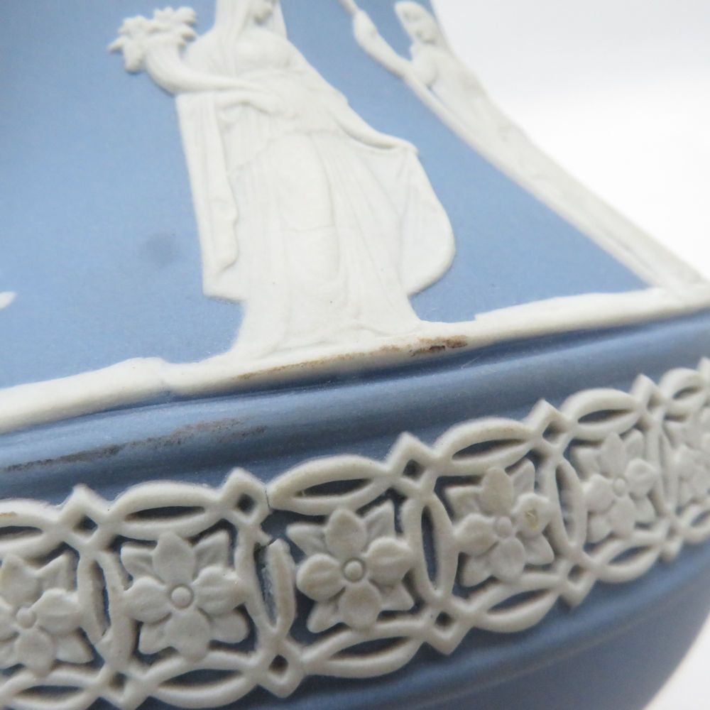  ウェッジウッド ジャスパー ジャグポット ペールブルー 英国 SU14422U1 WEDGWOOD ウェッジウッド ジャスパー ジャグポット ペールブルー 英国