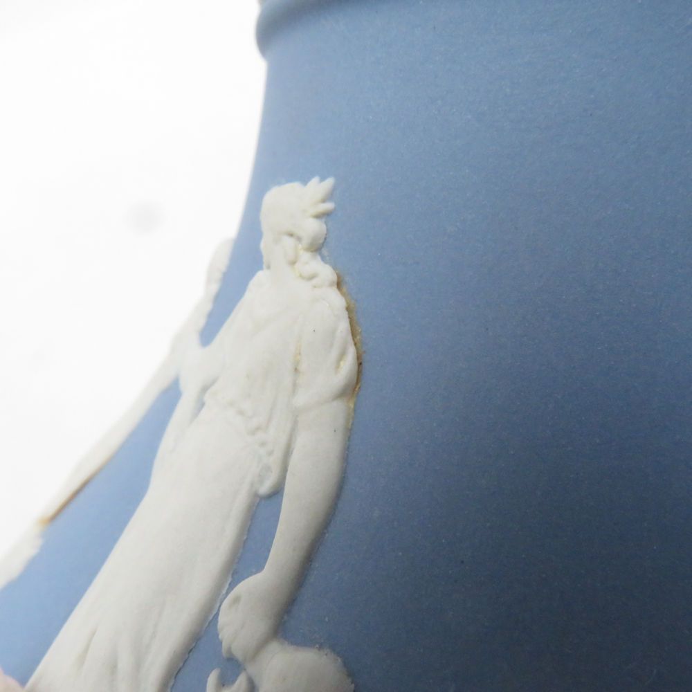 WEDGWOOD ウェッジウッド ジャスパー ジャグポット ペールブルー 英国