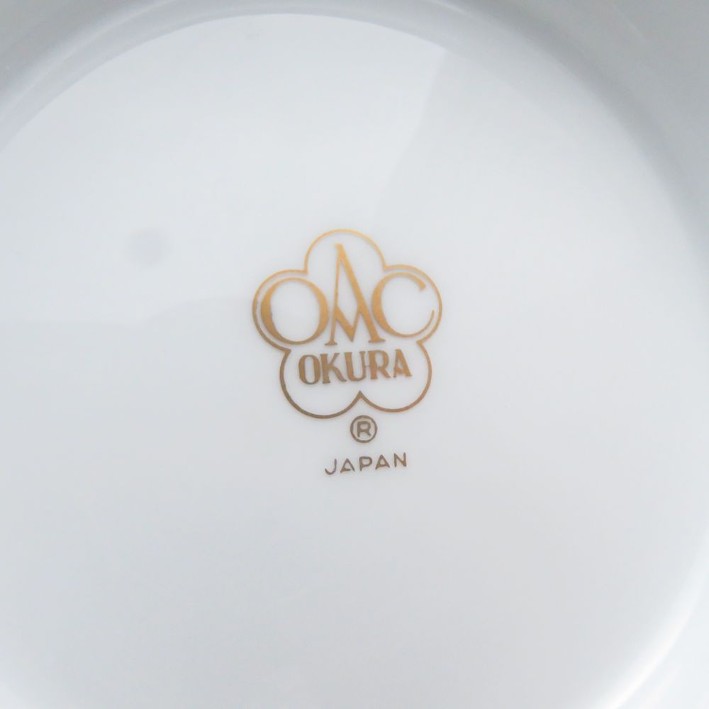 美品 OKURA 大倉陶園 片葉金蝕 ティーポット 茶器 金彩 SU14413U1