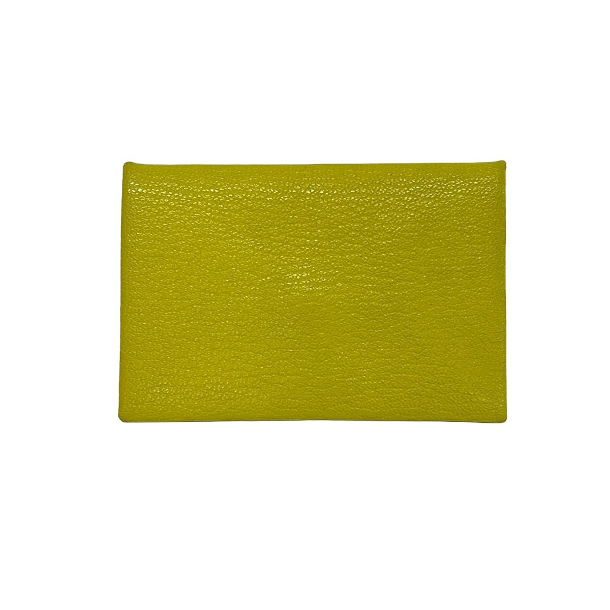 HERMES(エルメス) 名刺入れ カルヴィ ライム