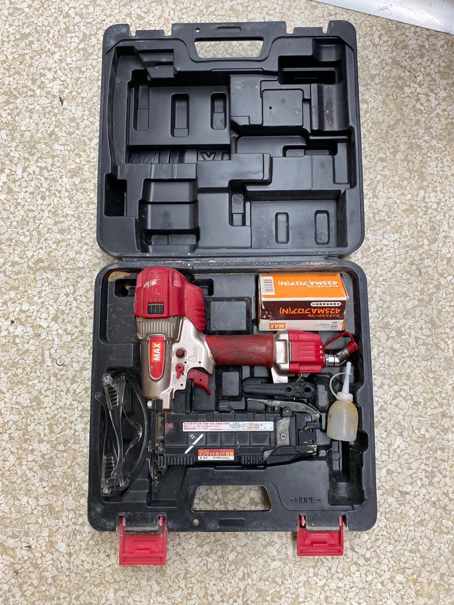 スーパーエアーネイラ MAX HA-50F1 4MA フロアー釘打ち機