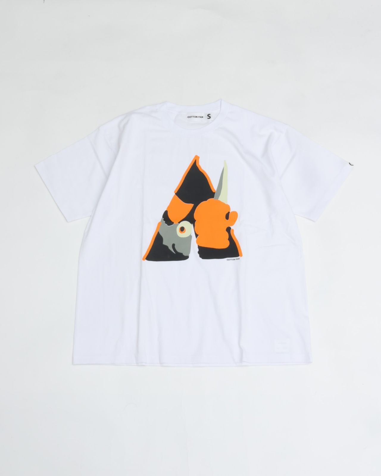 COTTON PAN コットンパン 時計 WHITE Tシャツ 半袖 プリント