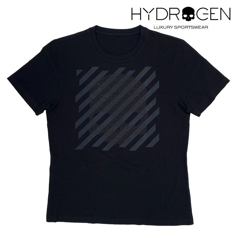 少し難有り ハイドロゲン Tシャツ HYDROGEN 少し難有り ストライプ地