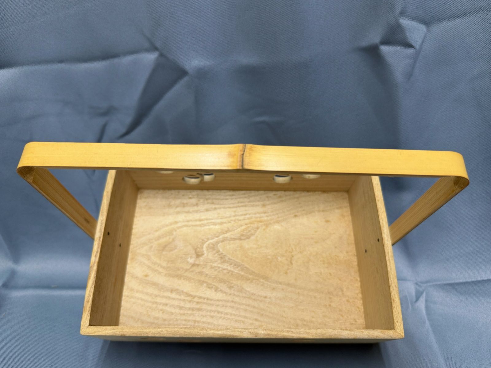 DM15 茶道具 桐 莨盆 煙草盆 ツボツボ透かし 手付き 紙箱付 茶会 茶席