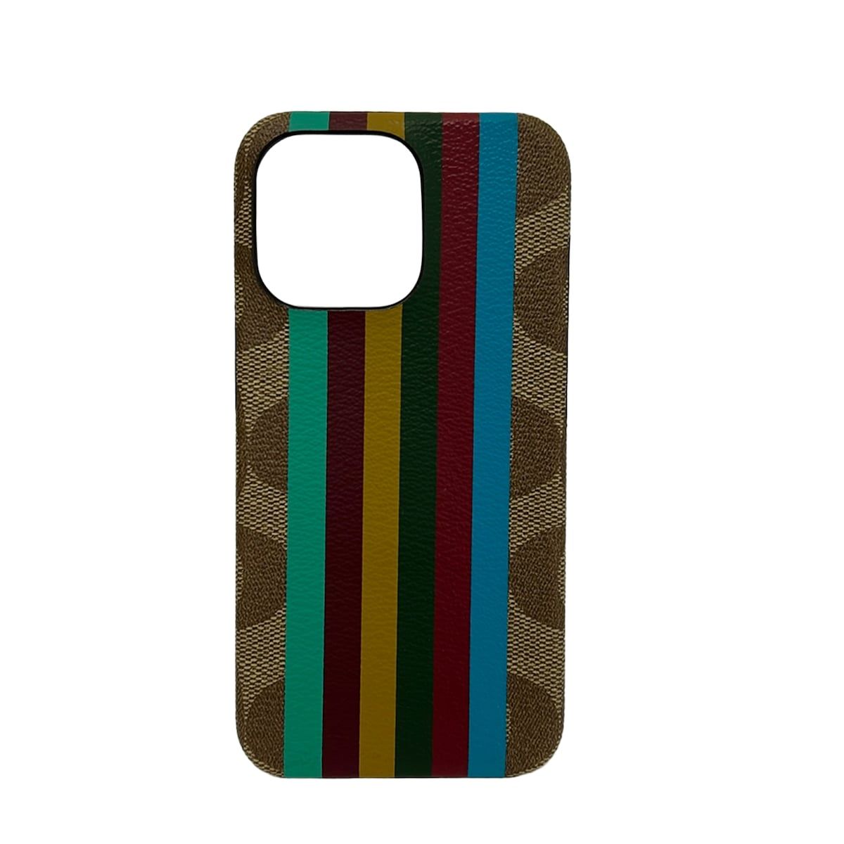 COACH iPhone13 pro ケースC8088 KHAKI MULTI セール，新作登場 COACH(コーチ) 携帯電話ケース シグネチャー柄 C8088