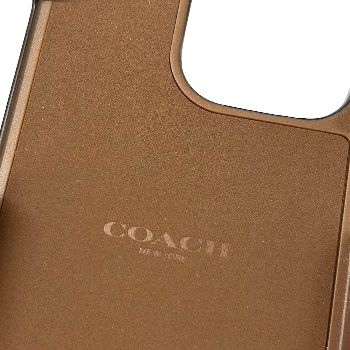 セール，新作登場 COACH(コーチ) 携帯電話ケース シグネチャー柄 C8088