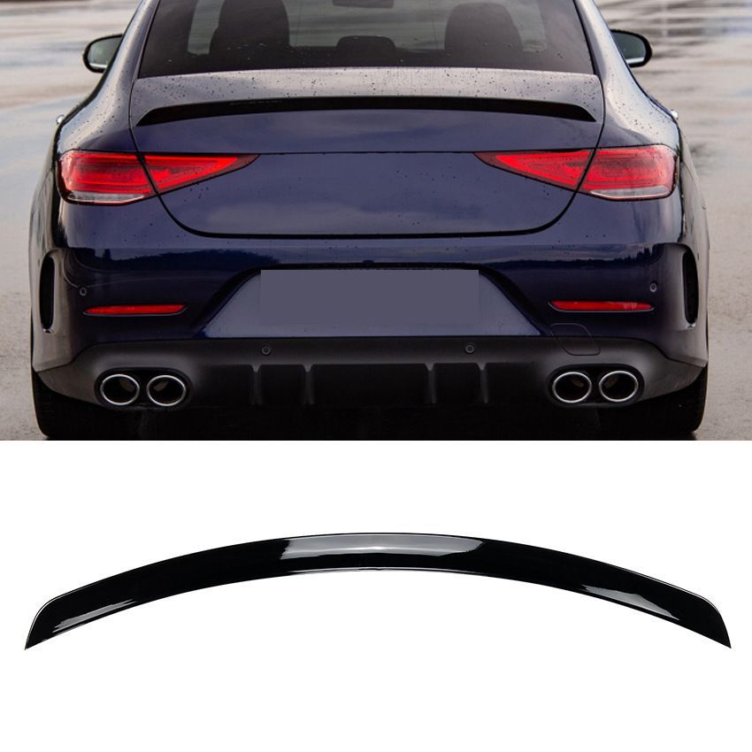 メルセデス・ベンツ CLSクラス C257 2018年以降 CLS260 CLS300 CLS350 AMG対応 リアスポイラー ルーフスポイラー テールウイング ピアノブラック カーボン調 アークティックホワイト 後ろ姿を引き締めるスポーティ外装パーツ