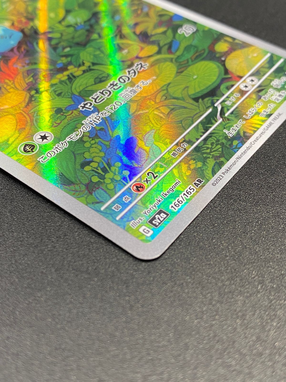 ポケモンカードゲーム ポケカ フシギダネ AR SV2a-166 SV2a 強化拡張