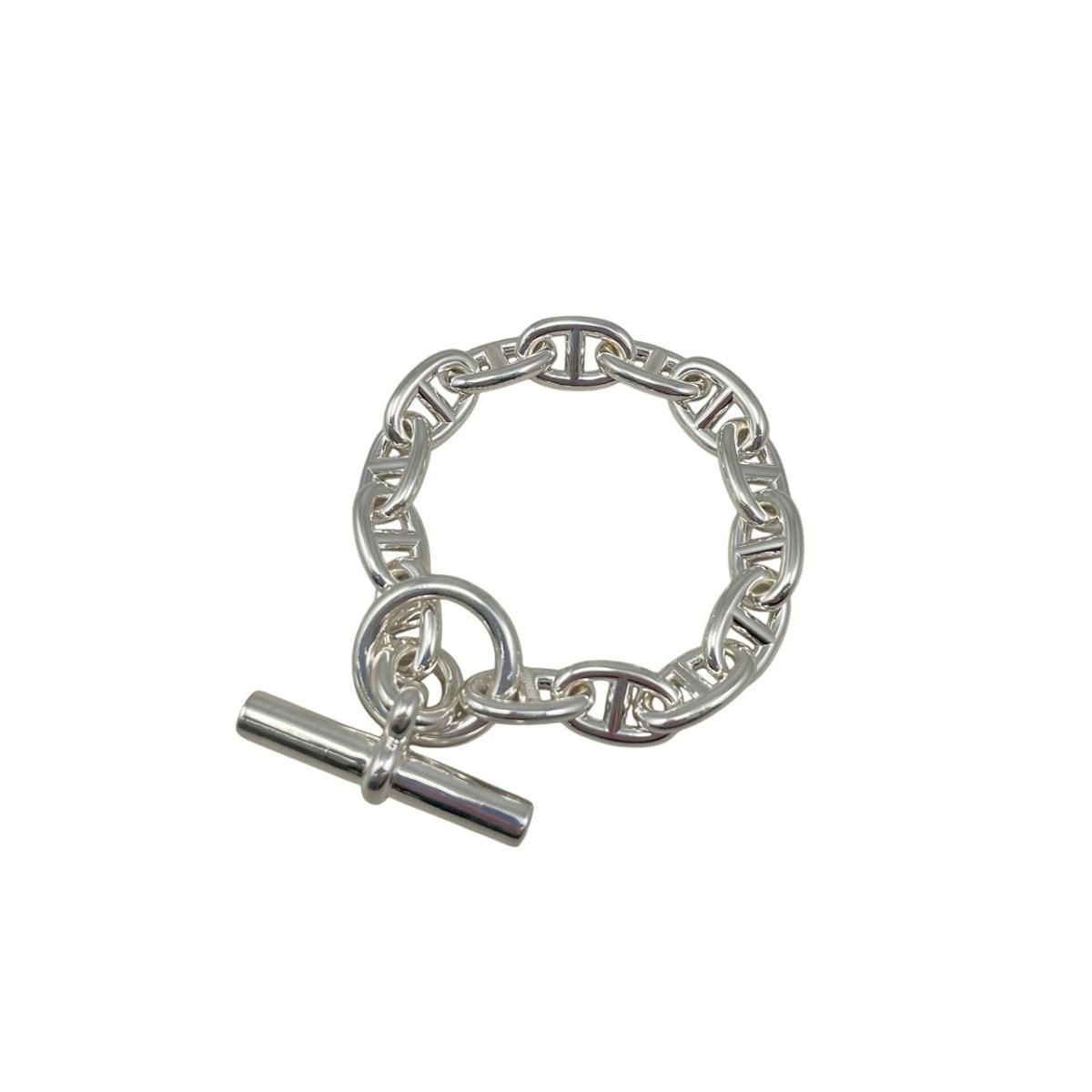 ☆エルメス ブレスレット シェーヌダンクルMM H101994B 014 Ag925 14コマ シルバー HERMES