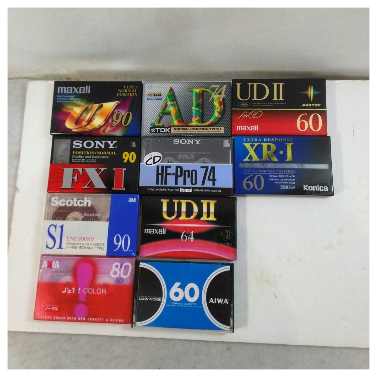未使用品】SONY・TDK・マクセル・AXIA・スコッチ・AIWA・コニカ