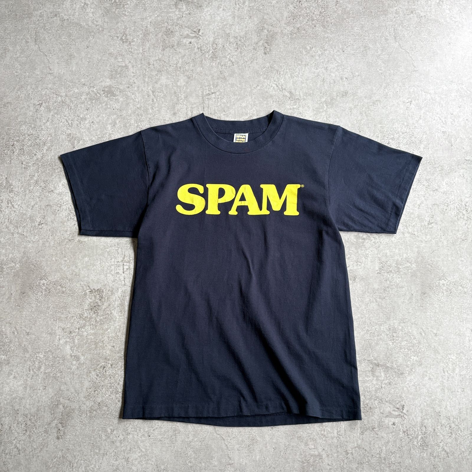 90s USA製 SPAM Logo Printed T-shirt スパム ロゴ フードロゴ 企業 カンパニー Tシャツ TEE