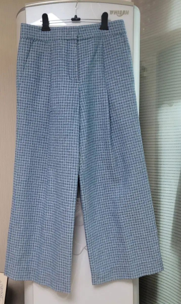 LUCKY CHOUETTE ラッキーシュエトゥ チェック ワイド パンツ 38