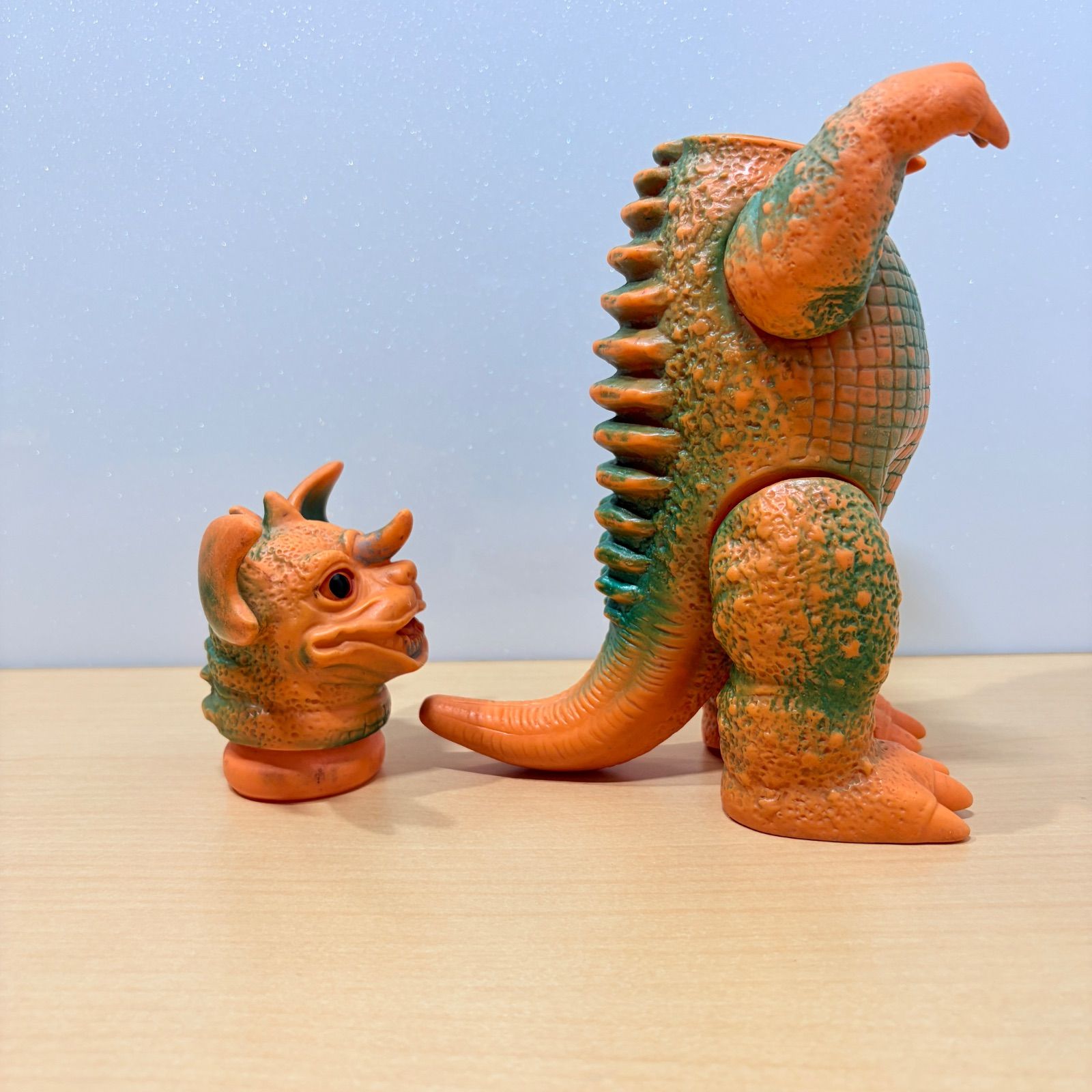 当時物】マルサン バラゴン ソフビ スタンダードサイズ 昭和レトロ