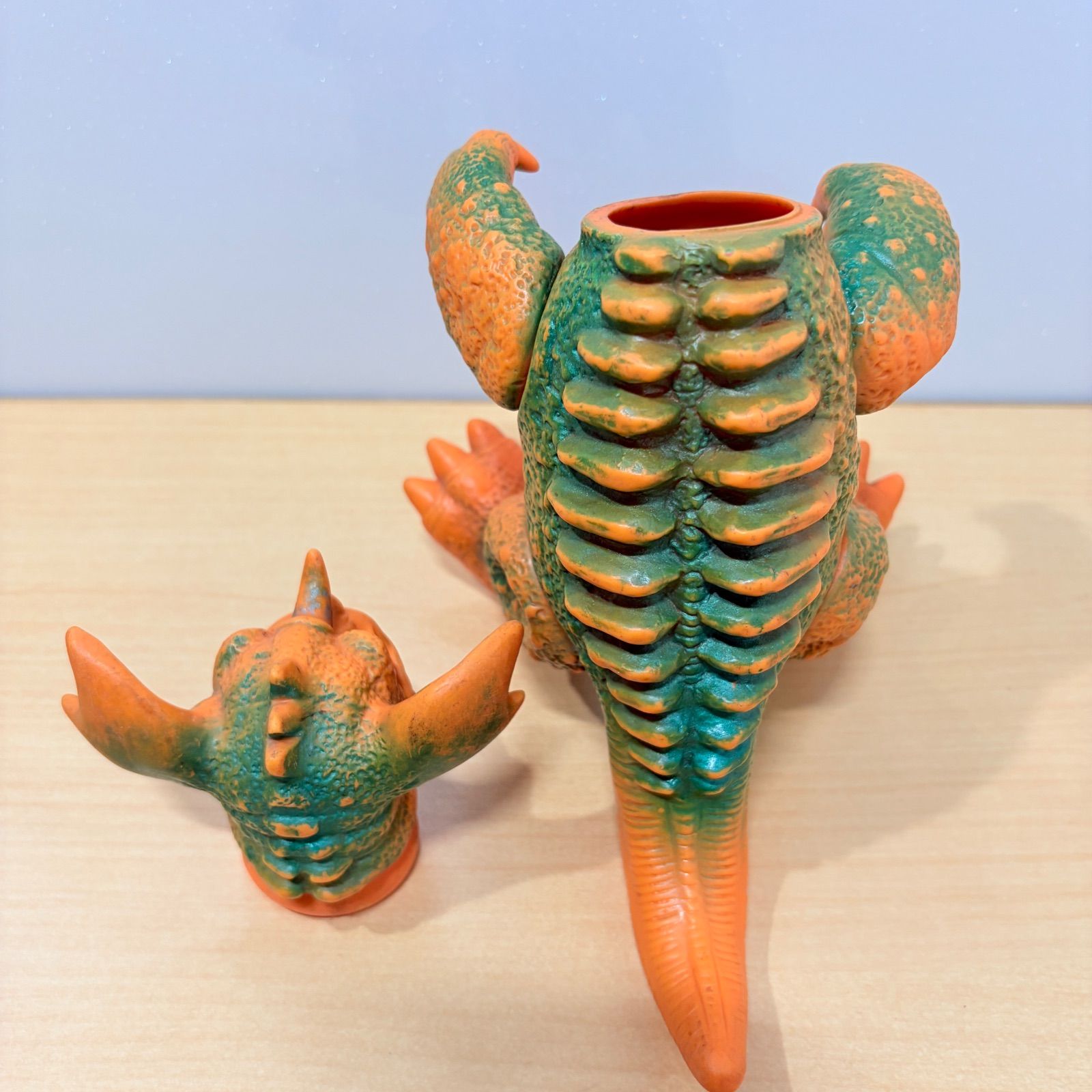 当時物】マルサン バラゴン ソフビ スタンダードサイズ 昭和レトロ 