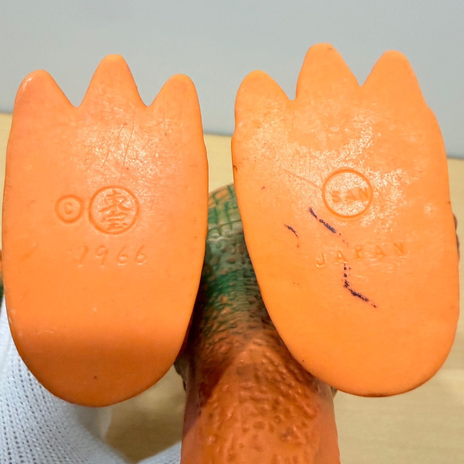 当時物】マルサン バラゴン ソフビ スタンダードサイズ 昭和レトロ