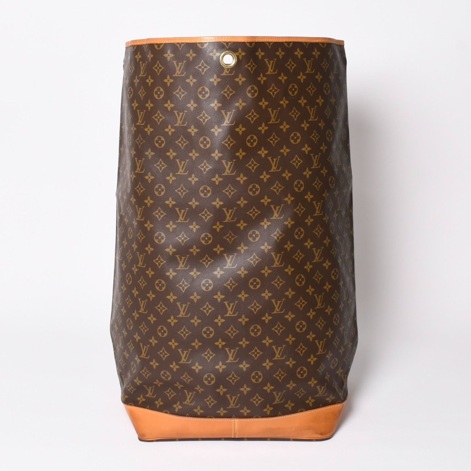 極美品 LOUIS VUITTON ルイヴィトン サックマリーン バンドリエール M41235 PVC ヌメ革 ゴールド金具 中古 4a001025