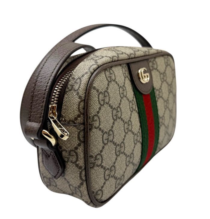 【中古】GUCCI オフィディア ショルダーバッグ GGスプリームキャンバス ブラウン スモール カメラバッグ 838480 ミニバッグ GGキャンバス ロゴ レディース メンズ ユニセックス 人気 【ブランドギャラリー東心斎橋店】