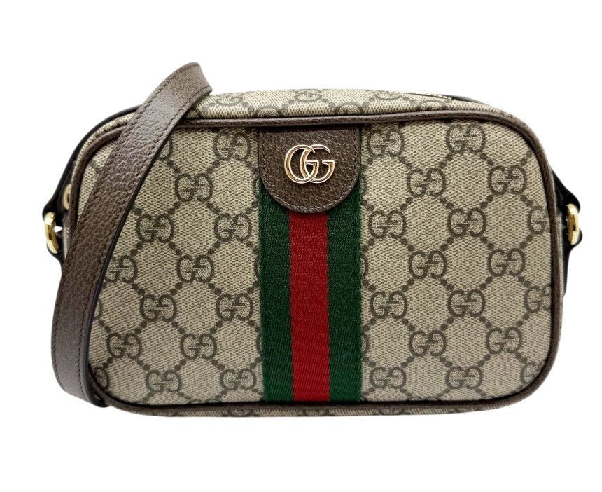 【中古】GUCCI オフィディア ショルダーバッグ GGスプリームキャンバス ブラウン スモール カメラバッグ 838480 ミニバッグ GGキャンバス ロゴ レディース メンズ ユニセックス 人気 【ブランドギャラリー東心斎橋店】