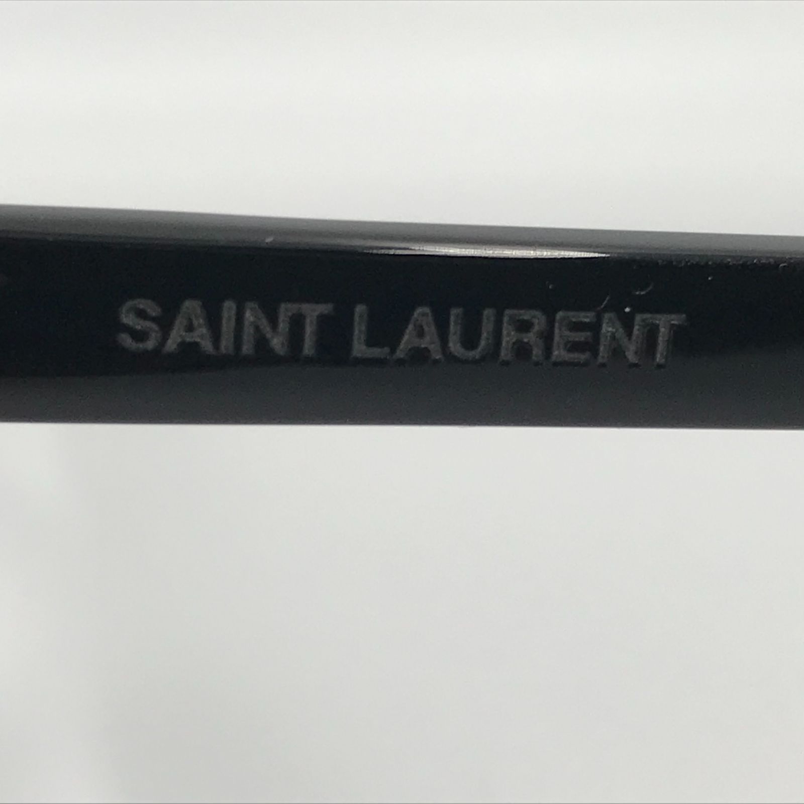 ■【超美品】SAINT LAURENT PARIS サンローラン ラウンドサングラス 黒　ブラック