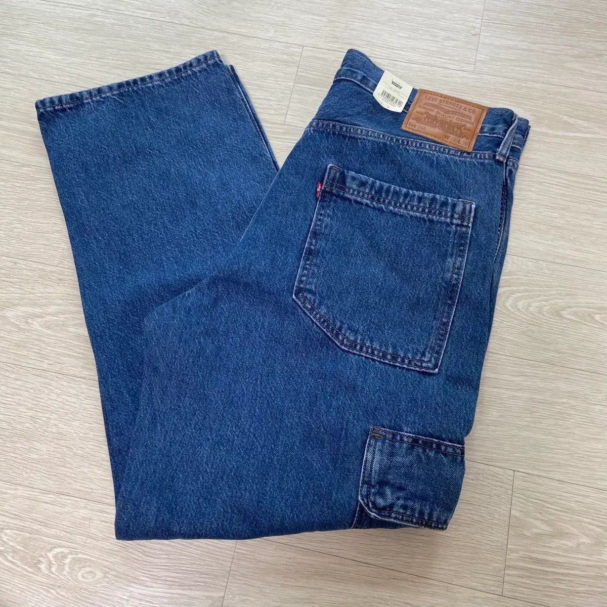 (新品) リーバイスプレミアム ジーン 568 ルーズ ストレート カーゴ デニム