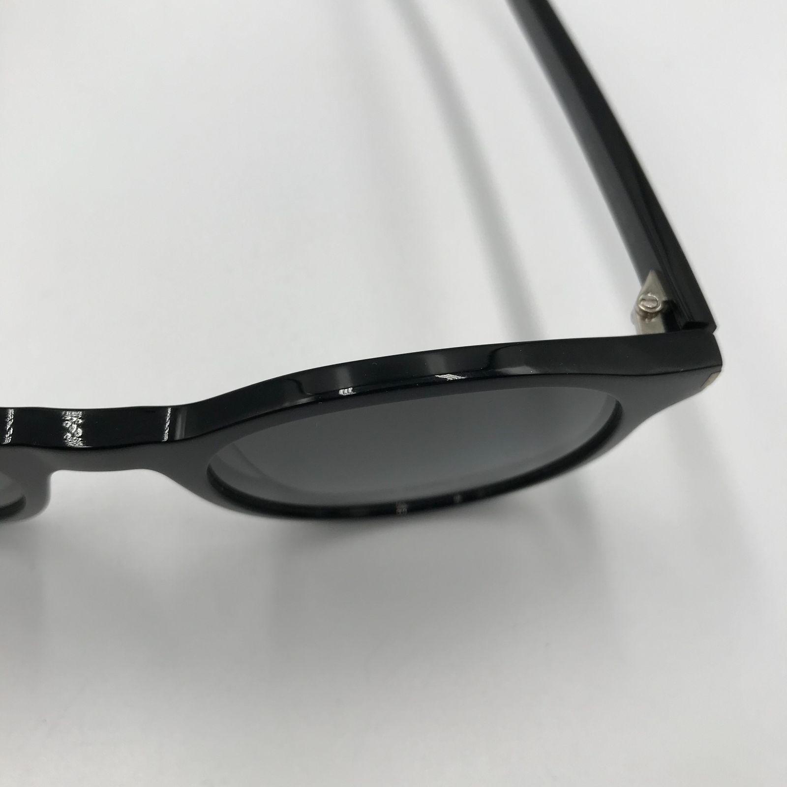■【超美品】SAINT LAURENT PARIS サンローラン ラウンドサングラス 黒　ブラック