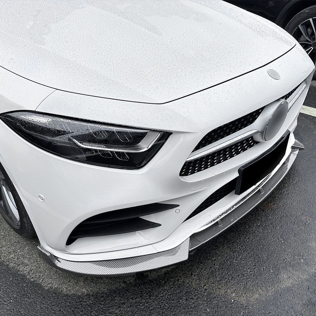 メルセデス・ベンツ CLSクラス CLS-Class C257 前期 2018-2021 AMGフロントバンパー対応 フロントリップスポイラー 前唇 フロントアンダーガーニッシュ ピアノブラック カーボン調 前まわりを引き締めるスポーティデザイン 外装パーツ メルセデス・ベンツ CLSクラス CLS-Class C257 前期 2018-2021 AMGフロントバンパー対応 フロントリップスポイラー 前唇 フロントアンダーガーニッシュ ピアノブラック カーボン調 前まわりを引き締めるスポーティデザイン 外装パーツ
