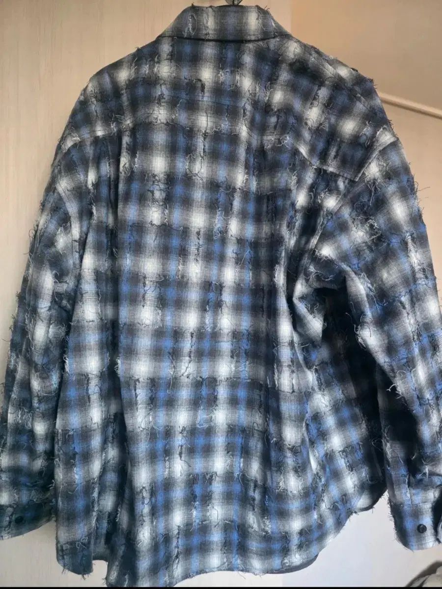 ジュンジェイ 26ss グリッド チェックシャツ ブルー (50)