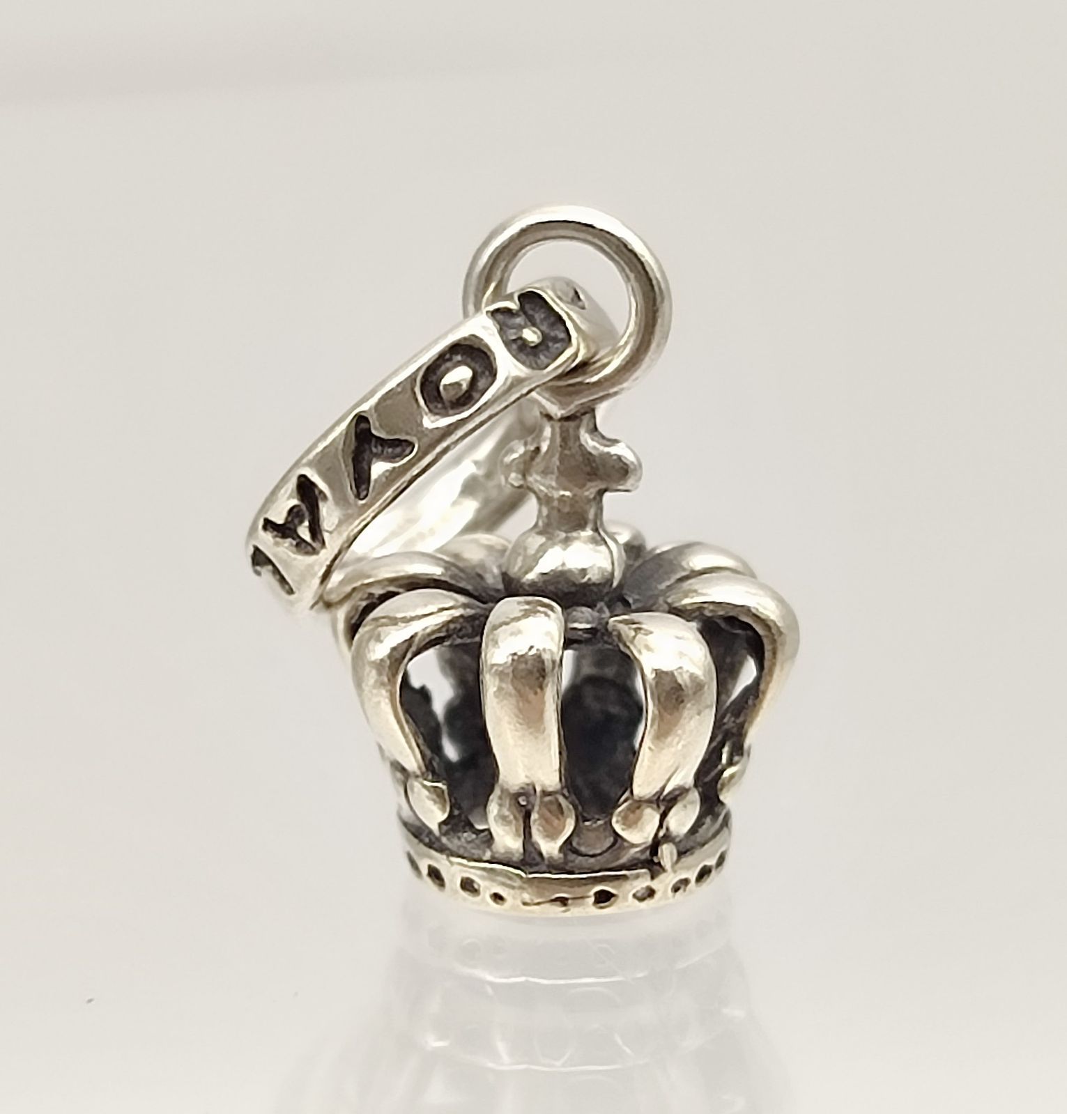 【美品】ROYALORDER　ロイヤルオーダー　タイニークラウンペンダントトップ　SILVER　シルバー925　1.2g