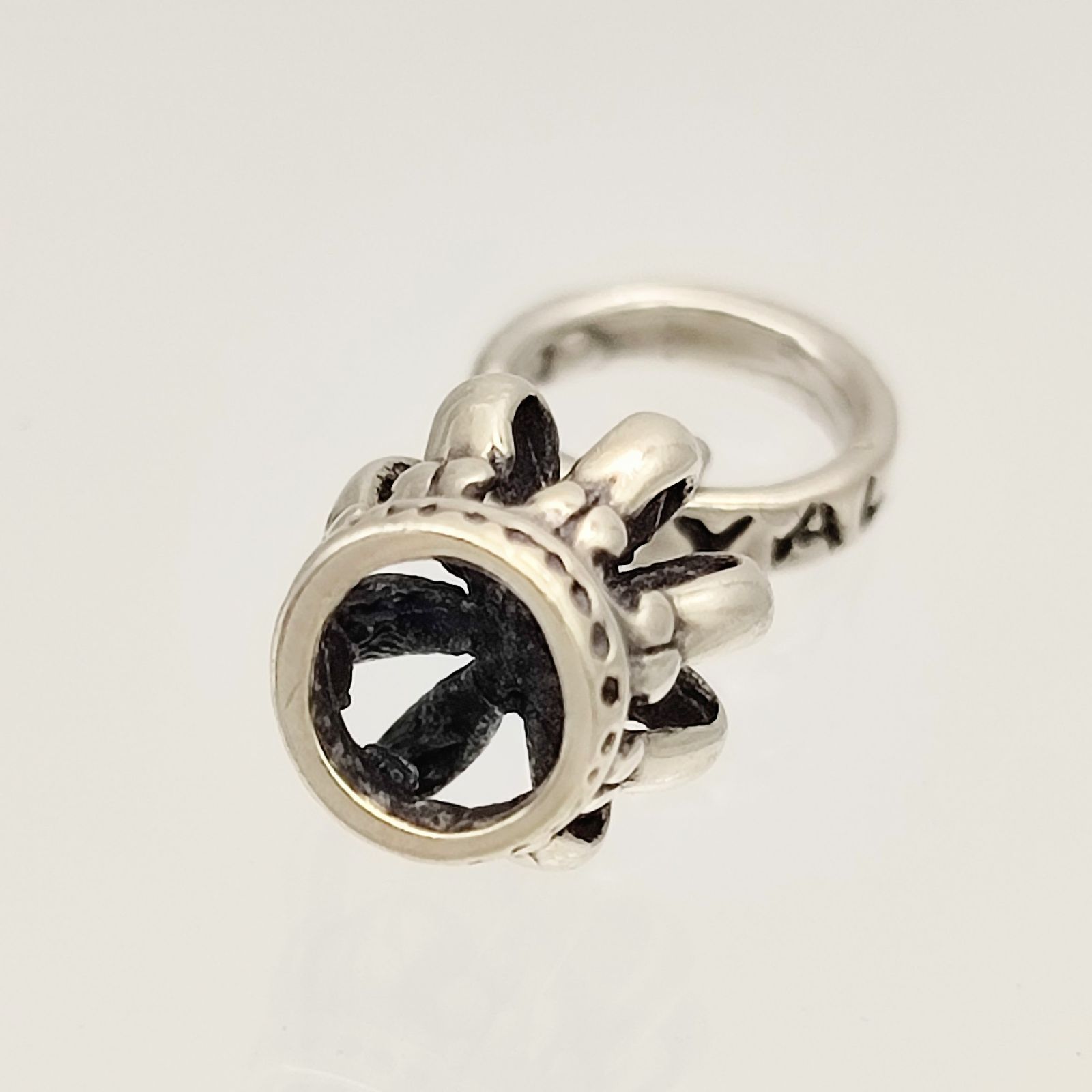 美品】ROYALORDER ロイヤルオーダー タイニークラウンペンダントトップ 