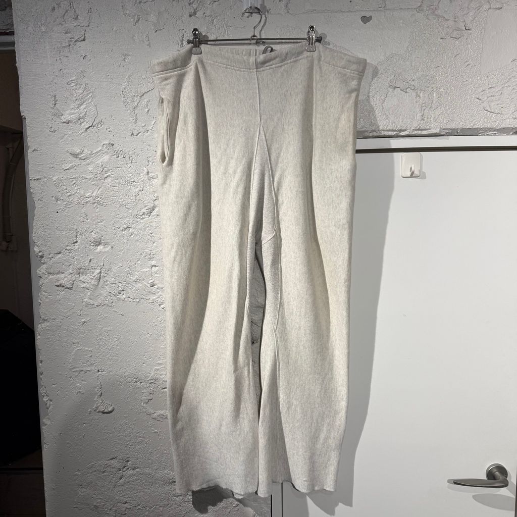 Maison Margiela メゾンマルジェラ Cut Off Sweat Pants S50KA0639 S25614 スウェットパンツ アイボリー size:46 【表参道B06】