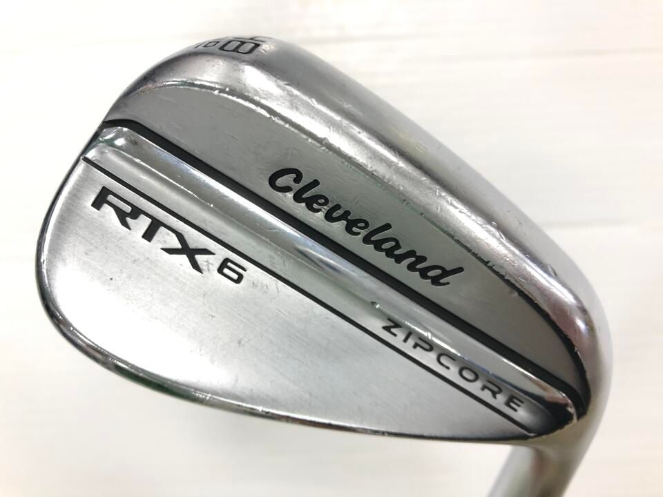 クリーブランド　RTX 6 ZIPCORE ツアーサテン　48度　ダイナミックゴールド HT　S200フレックス　ウェッジ　中古　ゴルフドゥ！NEXTグローボ蘇我店【最短即日発送】