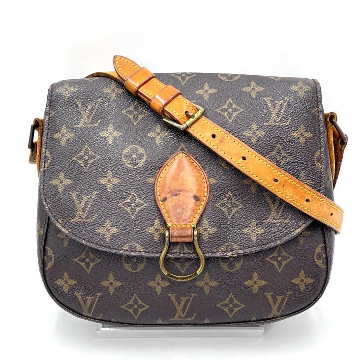 LOUIS VUITTON（ルイヴィトン）サンクルーGM ヴィンテージ ショルダーバッグ モノグラムキャンバス ブラウン レディース M51242【中古】