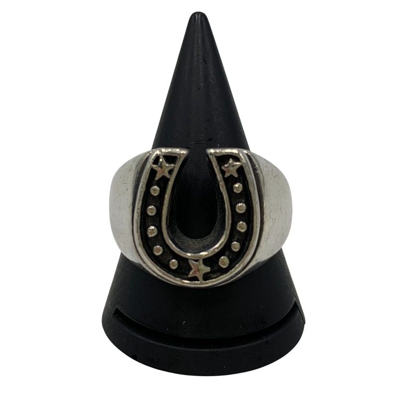 【中古品】 THE FLAT HEAD フラッドヘッド SILVER HORSESHOE RING シルバー ホースシュー リング 指輪 アクセサリー 【192-260606-cs-06-izu】 13,277円