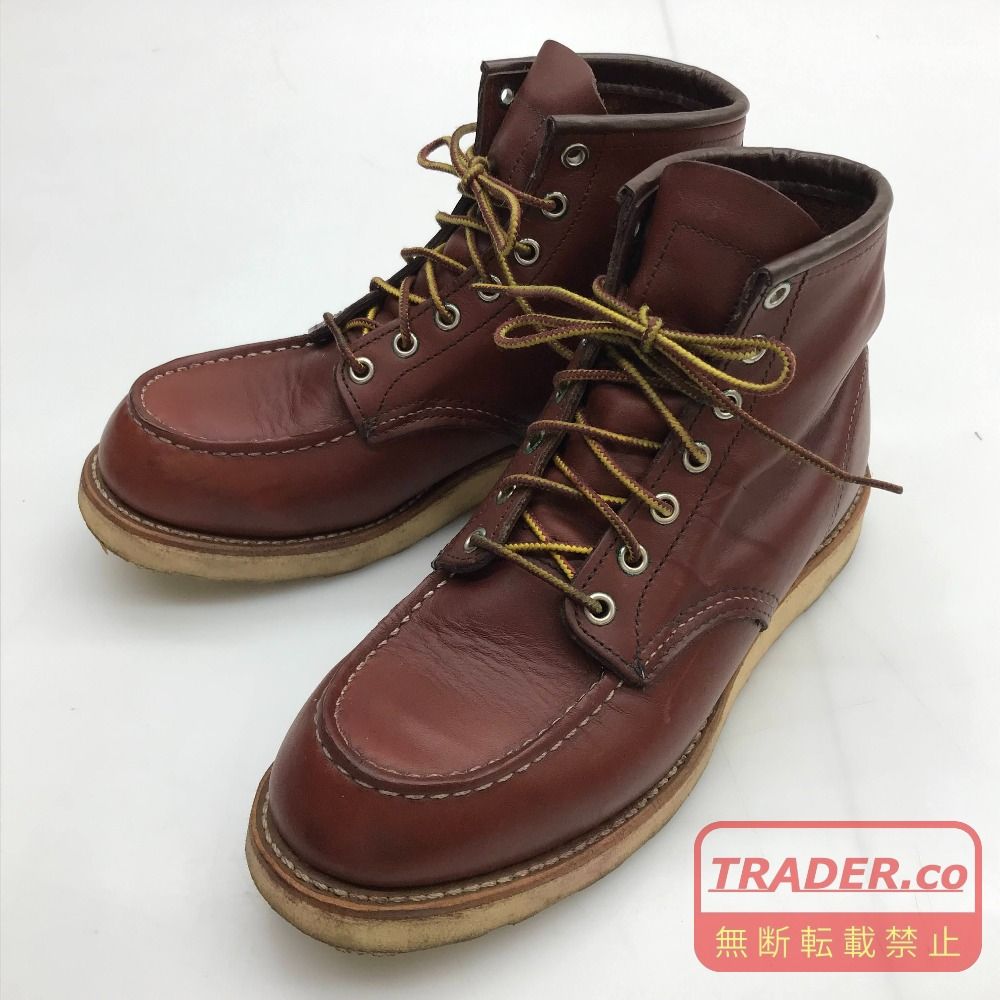 05w21767 レッドウィング RED WING アイリッシュセッター レッドブラウン 25.5cm US7.5 UK6.5 EU40 USA製 メンズ ブーツ 9106 【中古品】