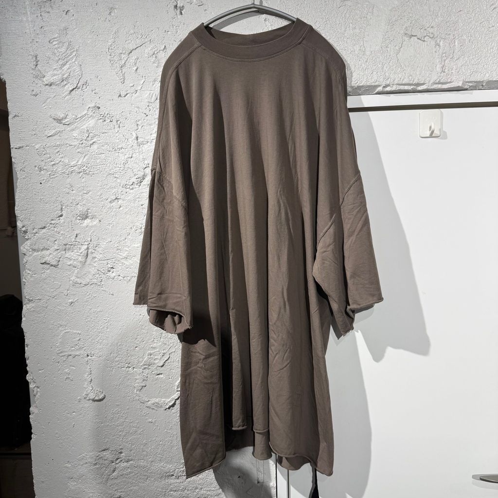 Rick Owens DRKSHDW リックオウエンスダークシャドウ 24SS TOMMY T Tシャツ DU01D1259-RN DUST size:34 【表参道B06】