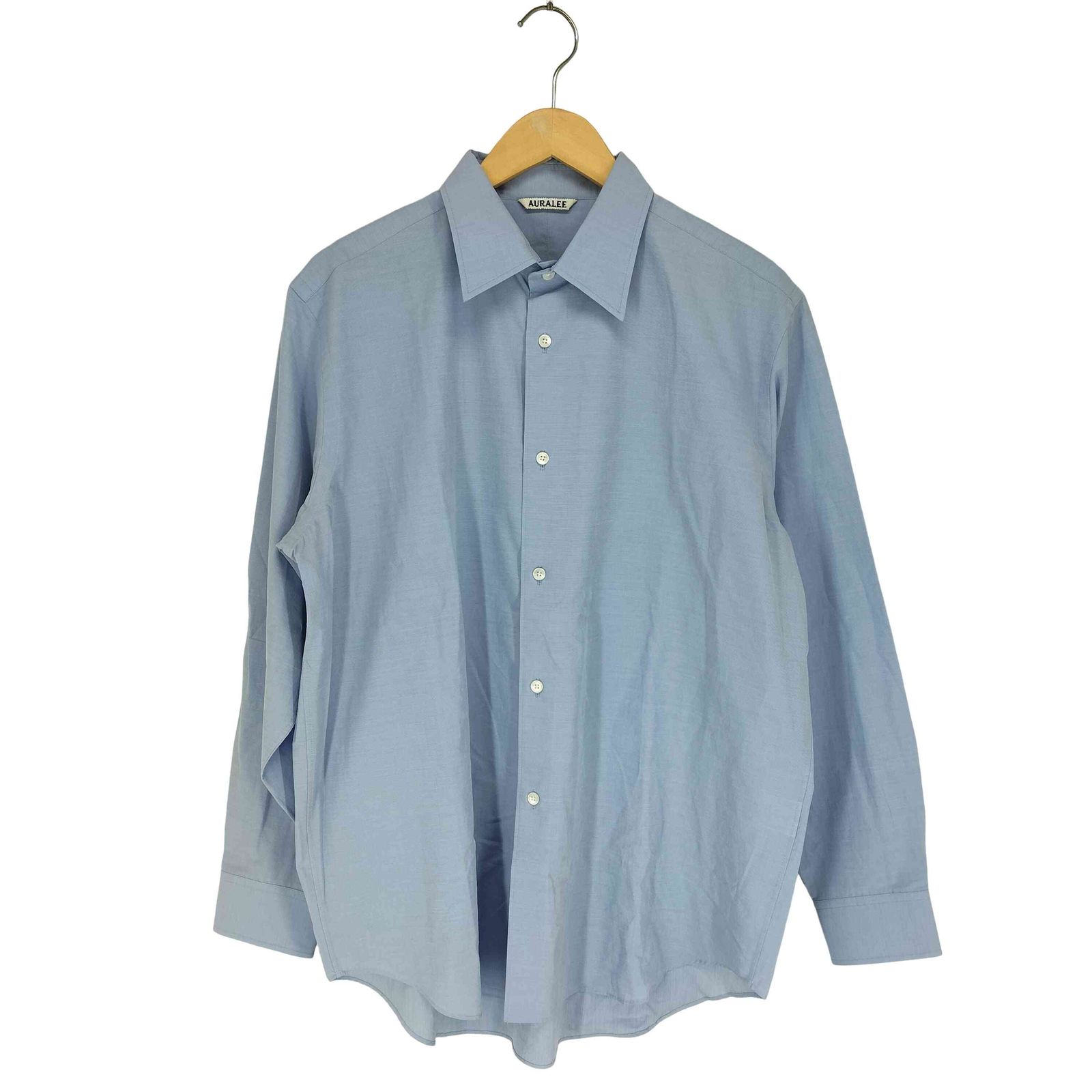オーラリー AURALEE 26SS シャツ WASHED FINX WEATHER CHAMBRAY SHIRT メンズ 4