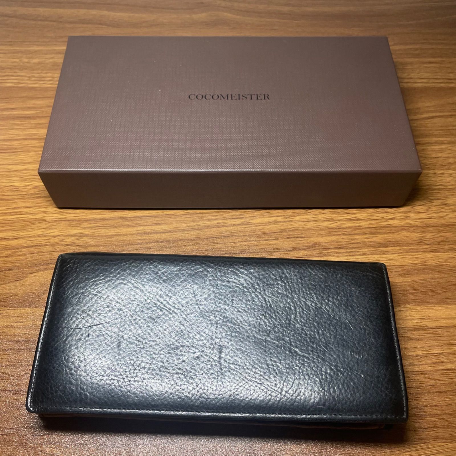 箱付き美品】COCOMEISTER ココマイスター レザー長財布 ブラック