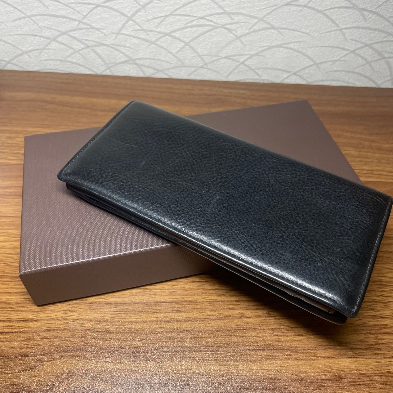 箱付き美品】COCOMEISTER ココマイスター レザー長財布 ブラック